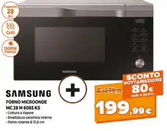 Parente Expert Samsung Forno Microonde MC 28 M 6085 KS offerta