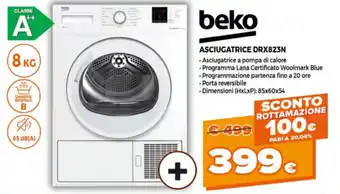 Parente Expert Beko Asciugatrice DRX823N offerta