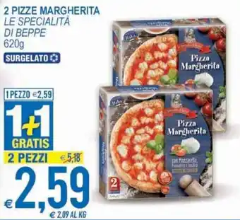 MD Discount 2 Pizze Margherita 620g offerta
