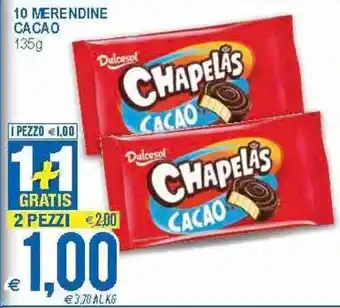 MD Discount 10 Merendine Cacao 135g offerta