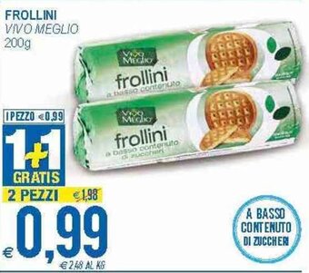 MD Discount Vivo Meglio Frollini 200g offerta