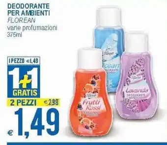 MD Discount Florean Deodorante per Ambienti 375ml offerta