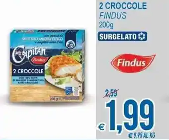 MD Discount Findus 2 Croccole 200g offerta