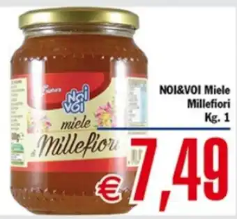 Conté Supermercati NOI&VOI Miele Millefiori Kg. 1 offerta