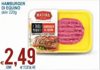 MD Discount Hamburger di Equino 220g offerta