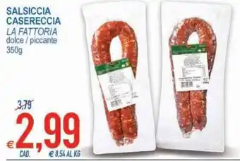 MD Discount Salsiccia Casereccia 350g offerta