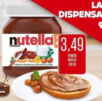 Supermercati Pasquale Prisco FERRERO NUTELLA 450 GR offerta