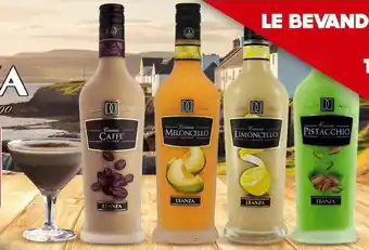 LEANZA CREMA LIMONCELLO/ MELONCELLO/CAFFE/ PISTACCHIO 50 CL