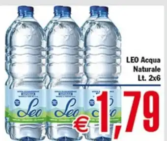 Conté Supermercati LEO Acqua Naturale Lt. 2x6 offerta