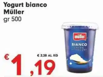 Eurospar Yogurt bianco Müller gr 500 offerta
