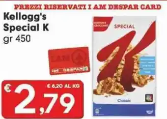 Eurospar Kellogg's Special K gr 450 offerta
