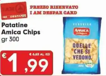 Eurospar Patatine Amica Chips gr 300 offerta