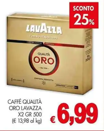 CAFFÉ QUALITÀ ORO LAVAZZA x2 Gr 500