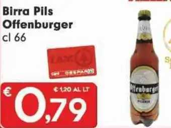 Eurospar Birra Pils Offenburger cl 66 offerta