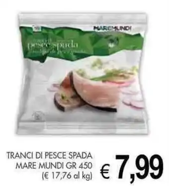 TRANCI DI PESCE SPADA MARE MUNDI GR 450