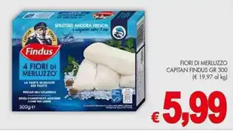 PrestoFresco FIORI DI MERLUZZO CAPITAN FINDUS GR 300 offerta