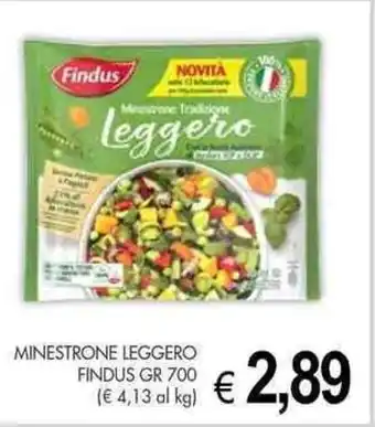 PrestoFresco MINESTRONE LEGGERO FINDUS GR 700 offerta