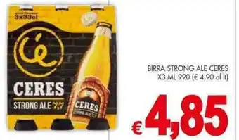 BIRRA STRONG ALE CERES X3 ML 990