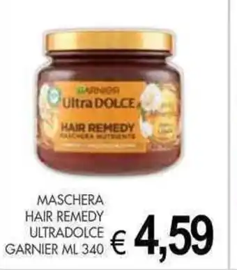 PrestoFresco MASCHERA HAIR REMEDY ULTRADOLCE GARNIER ML 340 offerta