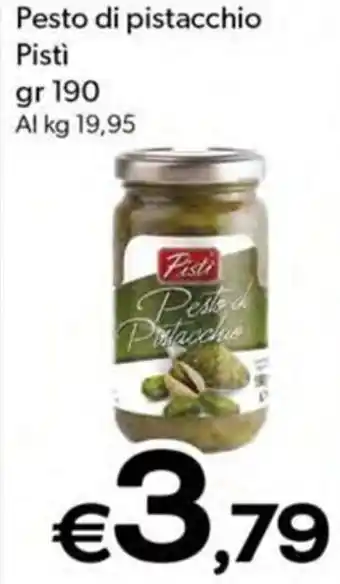 Pesto di pistacchio Pistì gr 190