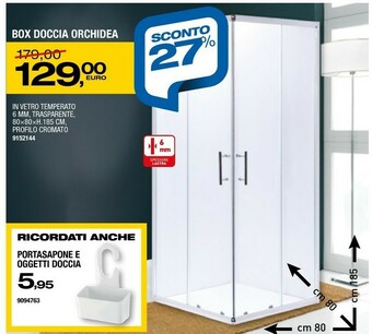Bricofer Orchidea Box doccia offerta