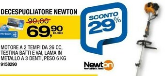 Bricofer Newton Decespugliatore offerta