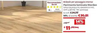 Bricocenter Bricocenter Pavimento Laminato Warden offerta