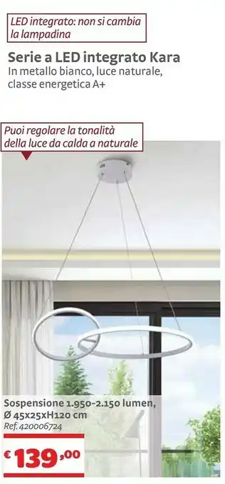 Bricocenter Kara Serie A Led Integrato offerta