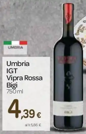 Umbria IGT Vipra Rossa Bigi 750ml