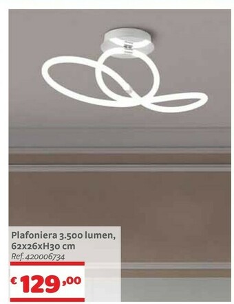 Bricocenter Plafoniera 3.500 Lumen offerta