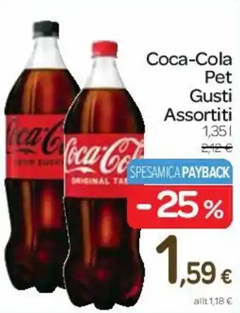 Carrefour Coca-Cola Pet Gusti Assortiti 1,35 l offerta