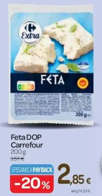 Carrefour Feta DOP Carrefour 200 g offerta
