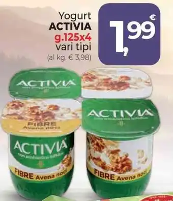 Yogurt ACTIVIA g.125x4 vari tipi
