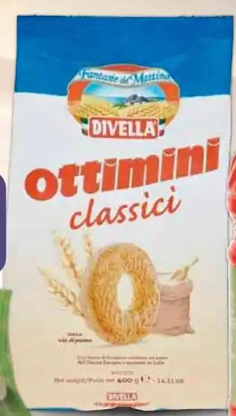 Supermercati Dok Biscotti Ottimini DIVELLA g.400 offerta