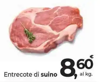 Supermercati Dok Entrecote di suino offerta