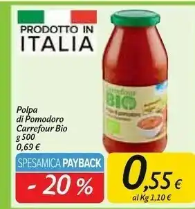 Carrefour Market Polpa Di Pomodoro offerta