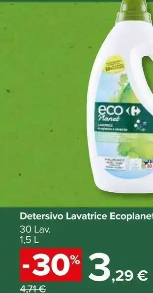 Carrefour Market Detersivo Lavatrice Ecoplanet offerta