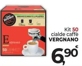 Kit 50 cialde caffè VERGNANO