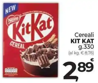 Supermercati Dok Cereali KIT KAT g.330 offerta