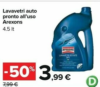 Carrefour Arexons Lavavetri offerta