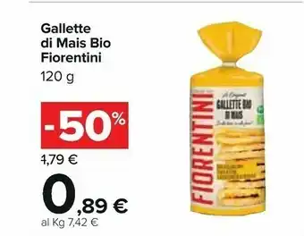 Carrefour Fiorentini Gallette di mais offerta