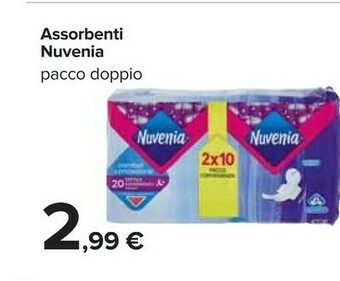 Carrefour Nuvenia Assorbenti offerta