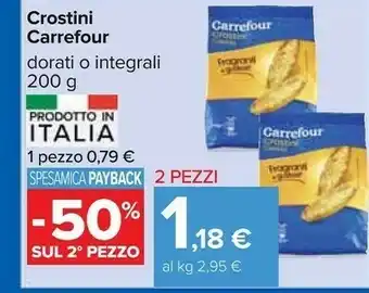 Carrefour - Crostini Integrali 200 G(ml)