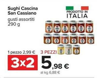 Carrefour Cascina san cassiano Sughi offerta