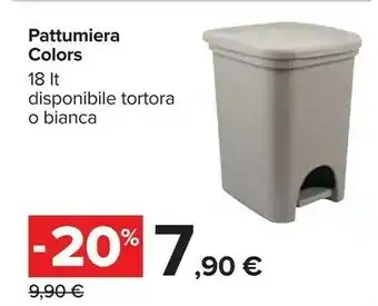 Carrefour Pattumiera Colors offerta
