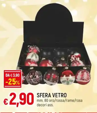 Galassia SFERA VETRO mm. 80 offerta