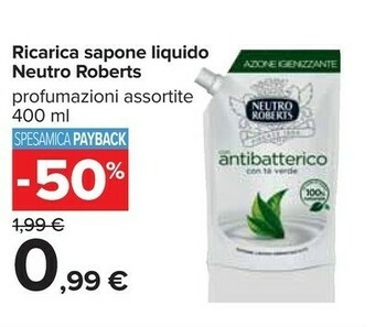 Carrefour Neutro Roberts Sapone Liquido offerta
