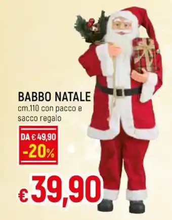 Galassia BABBO NATALE cm.110 offerta