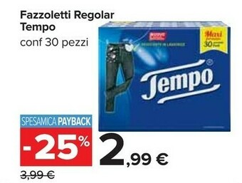 Carrefour Tempo Fazzoletti offerta