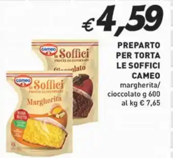 Coal PREPARTO PER TORTA LE SOFFICI CAMEO margherita/ cioccolato g 600 offerta